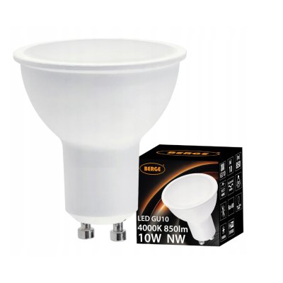 Sada 6 LED žárovek GU10 10W 850lm - neutrální bílá