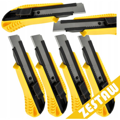 Sada 6 zatahovacích řezaček na tapety s odlamovacími čepelemi pro tapetování