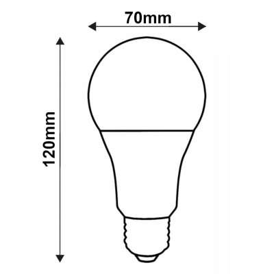 SADA 6x LED žárovka E27 15W 1650lm 4000K - neutrální bílá