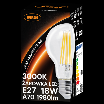 SADA 6x LED žárovka E27 18W 1980lm 3000K - teplá bílá