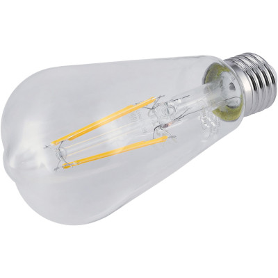 SADA 6x LED žárovka E27 ST64 6W 660lm Filament 3000K - teplá bílá