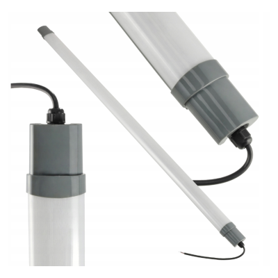 SADA 8x LED garážová lampa 36W 120cm 3000lm hermetická sada svítidel do garáže