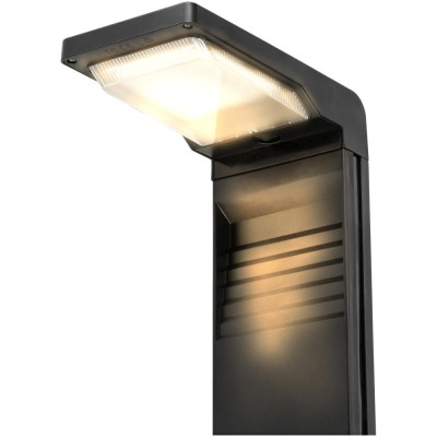 Solární LED zahradní lampa na zahradní sloup se senzorem soumraku