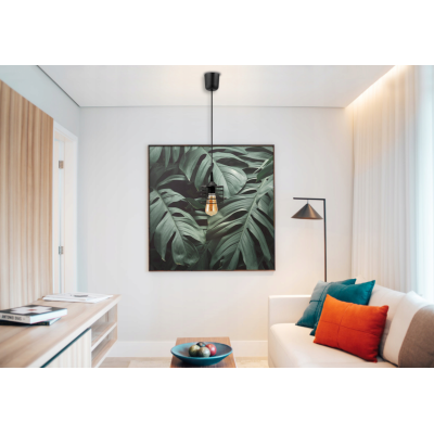 STROPNÍ ZÁVĚSNÁ SVÍTIDLA LED LUSTR E27 NASTAVITELNÉ 0-100CM HLINÍKOVÉ STÍNIDLO