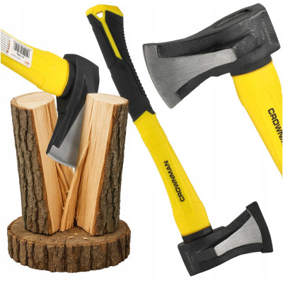 Štípací sekera na dřevo 1000g 45cm silná hlava z uhlíkové oceli