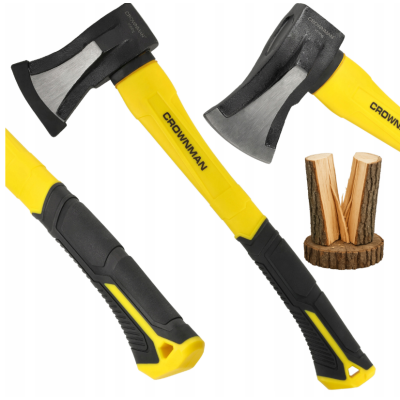 Štípací sekera na dřevo 1000g 45cm silná hlava z uhlíkové oceli