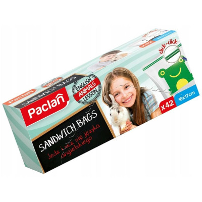 Uzavíratelné potravinářské sáčky 1l 42 ks. nepropustné