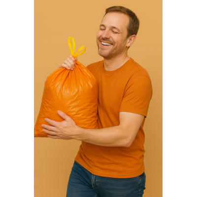 Voňavé pytle na odpadky se stahovací šňůrkou 35 l, sada 20 kusů