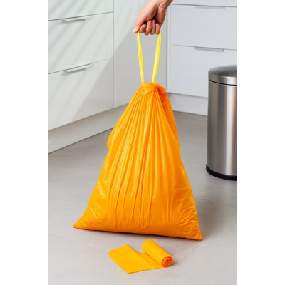 Voňavé pytle na odpadky se stahovací šňůrkou 60 l, sada 15 kusů