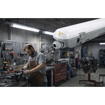 2x Philips LED hermetické svítidlo 31W 3500lm 4000K 150cm do garáže