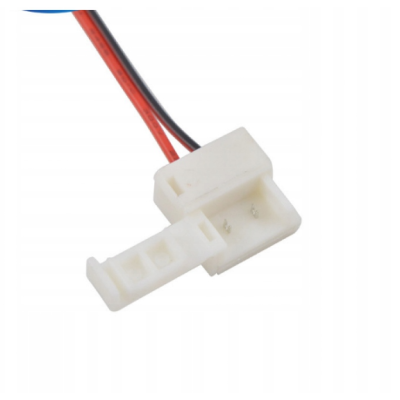 Konektor pro VODĚODOLNÉ LED pásky, klip, kabel 8mm