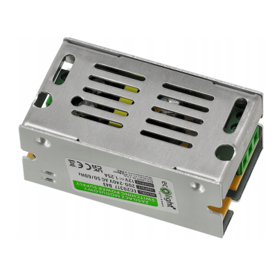 LED napájecí zdroj SLIM 15W 12V IP20 220-240V AC IP20 pro LED pásky