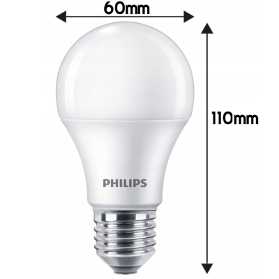 LED žárovka E27 PHILIPS 10W 1055lm 2700K A60 - teplá bílá