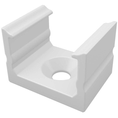 Montážní držák pro LED profil D bílý, vysoký světelný tok