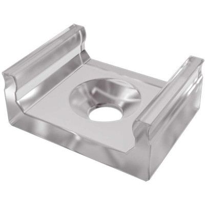 Montážní držák pro LED profil D, průhledný, LUMINES Mini