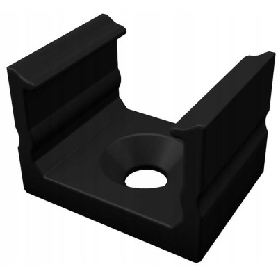 Montážní držák pro LED profil LUMINES D, černý, Lumines Large