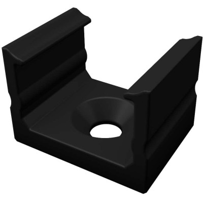 Montážní držák pro LED profil LUMINES D, černý, Lumines Large