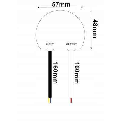 Napájecí zdroj pro LED 12V do krabice 60W 5A IP67