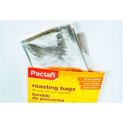 Pečicí sáčky s rukávem a kapsou 35x38cm, klipy 6 ks, Paclan