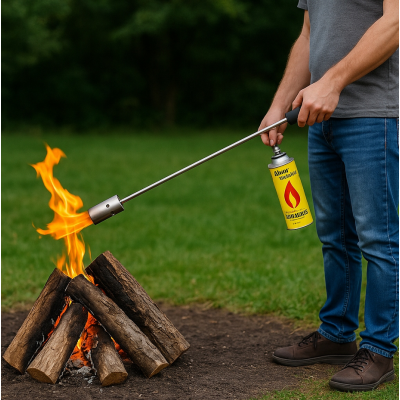 Plynový hořák pro 80cm kartuši se zapalovačem