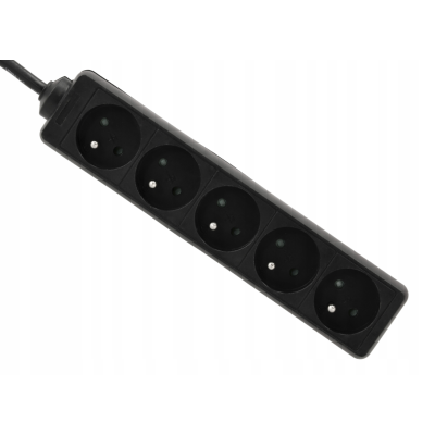 Prodlužovací kabel 5 zásuvek 1,5 m 13A 3000W 3*1,0 mm2