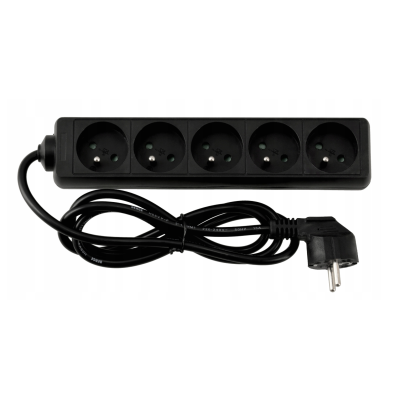 Prodlužovací kabel 5 zásuvek 1,5 m 13A 3000W 3*1,0 mm2