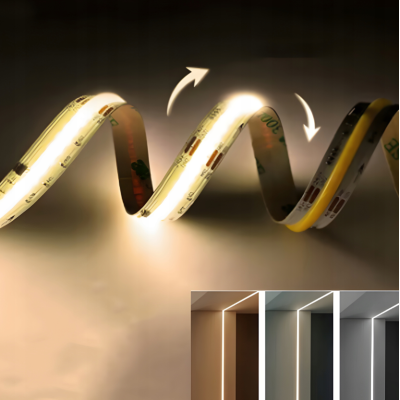 LED páska digitální COB 24V 5m 65W 3000K 1170lm digitální efekt tekoucí vody