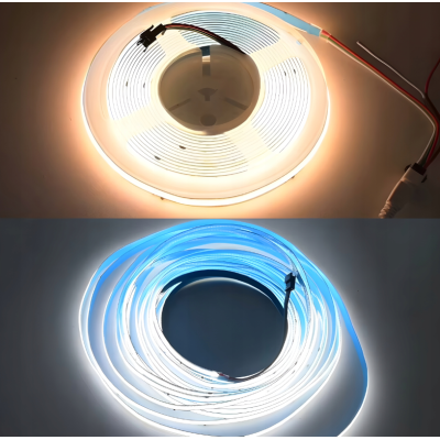 LED páska digitální COB 24V 5m 65W 3000K 1170lm digitální efekt tekoucí vody