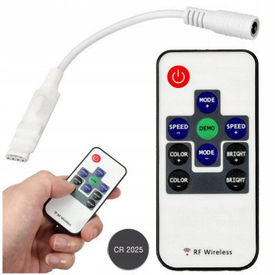 Ovladač stmívače LED pásků 5-24V 6A RF