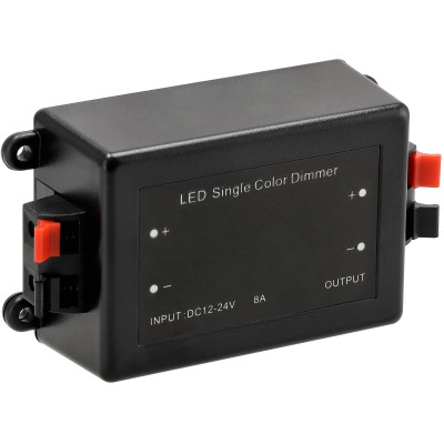 Stmívač LED ovladače pro pásky 12V 24V MONO regulátor s dálkovým ovládáním 8A 96W