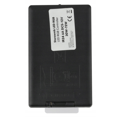 Dálkové ovládání LED pro RGB pásky, vícebarevný infračervený ovladač 72W