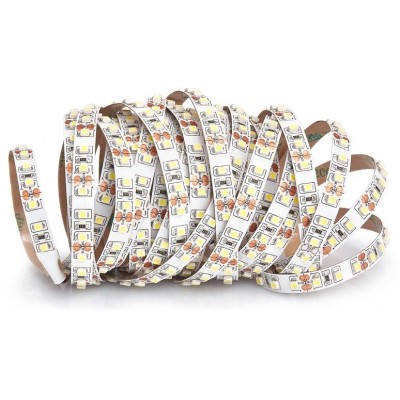 LED pásek - 2835 - 12V - 5m - 48W - 600 diod - IP20 - teplá bílá