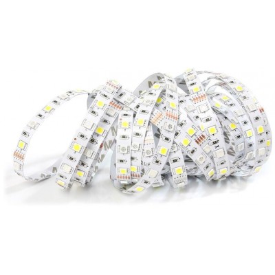 LED pásek - RGBW - 12V - 5m - 72W - 300 diod - IP20 - RGB+teplá bílá