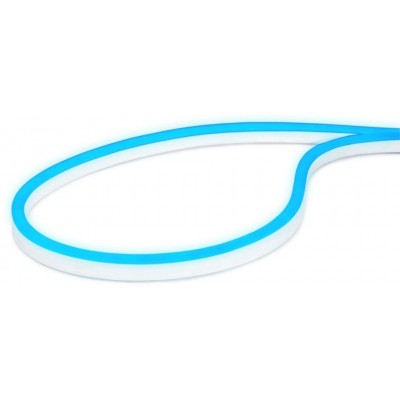 LED pásek NEON - 230V - 1m - 8W/m - IP65 - azurová