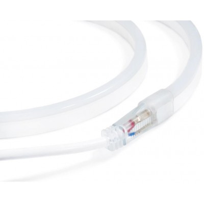 LED pásek NEON - 230V - 1m - 8W/m - IP65 - azurová