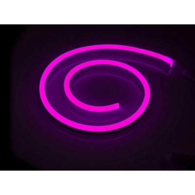 LED pásek NEON - 230V - 1m - 8W/m - IP65 - růžový