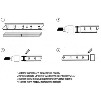 LED pásek NEON - 230V - 1m - 8W/m - IP65 - zelená